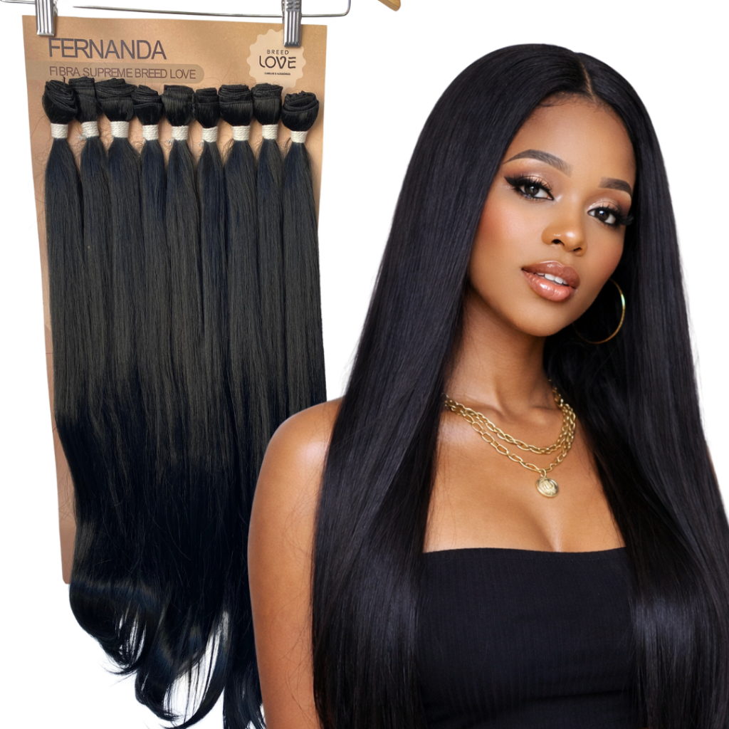 Cabelo Premium Supreme 320g 9pcs – Bio Proteína BREED LOVE Fernanda