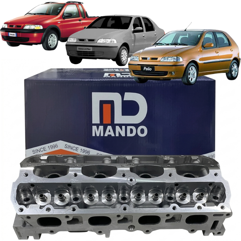 Cabeçote Motor Palio Siena Strada Doblo 1.6 16v Sevel/Fire/MPI Gasolina 1996-2003