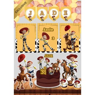 KIT SÓ UM BOLINHO  PARA FESTA TOY STORY  JESSIE  (EXCLUSIVO) Aniversários /mêsversários