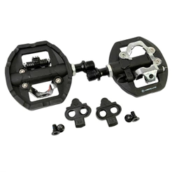 PEDAL CLIP ABSOLUTE DUAL C/ PLATAFORMA C/ TACO - DUPLA FACE / 9/16 ROSCA GROSSA - MTB / URBANO