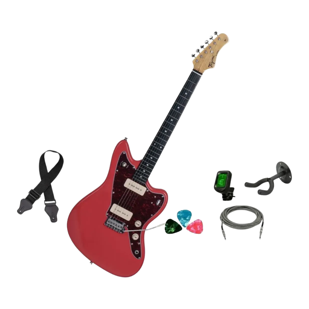 Imagem Kit Guitarra Jazzmaster Tagima Tw61 Fr Com Acessórios