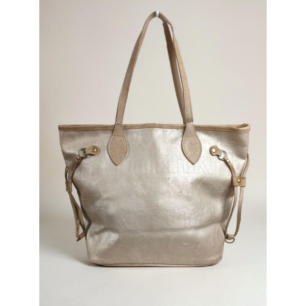 bolsa mary kay em couro metalizado (LER DESCRIÇÃO)