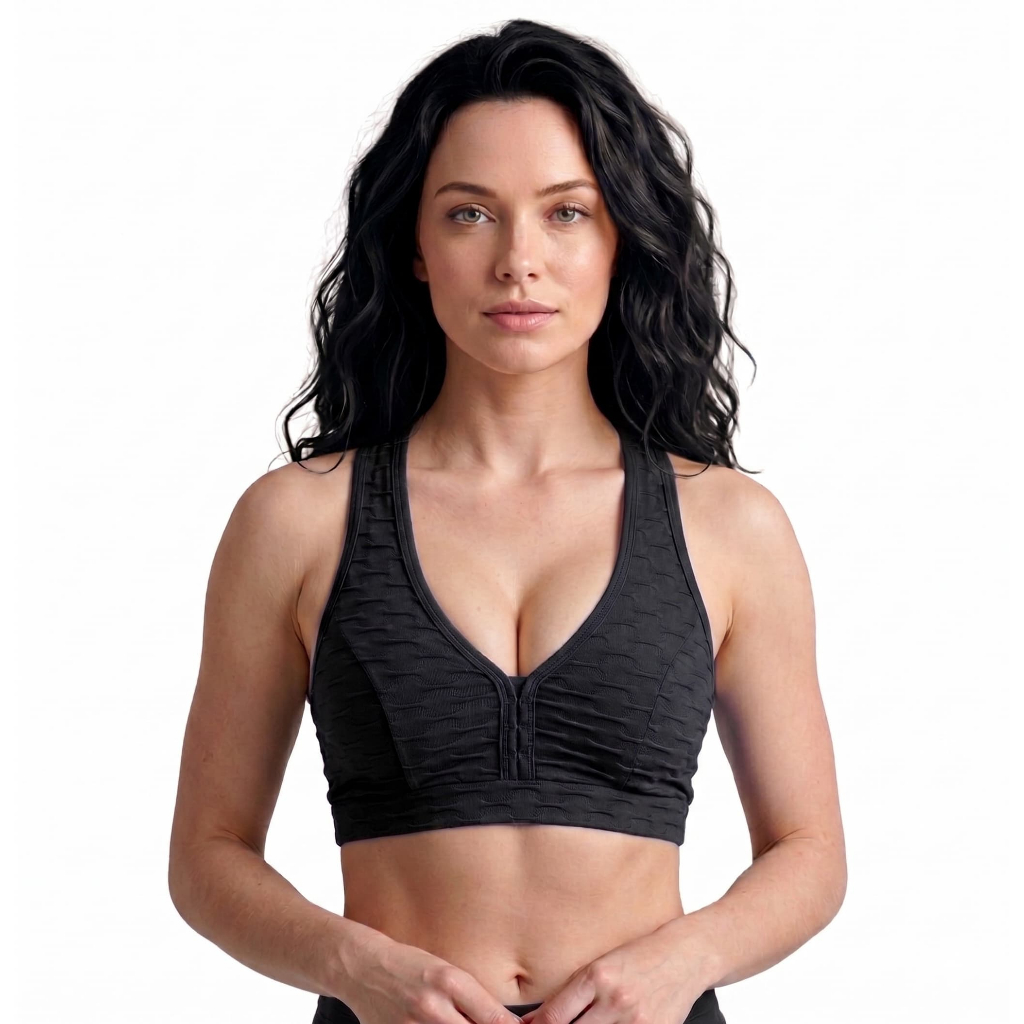 Top Modelador Feminino Nadador com Bolha 3D Alta Compressão Pietretti