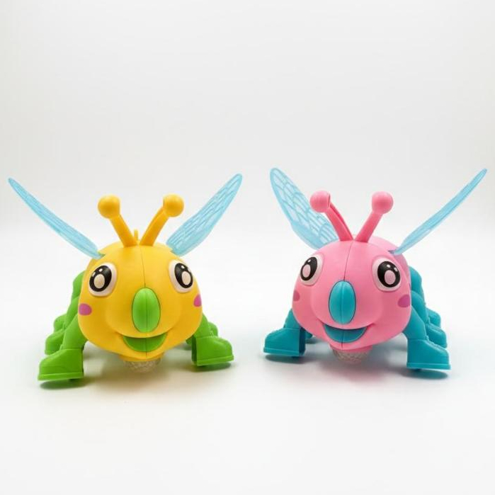 Brinquedo Abelha com Luz e Música Infantil Movido a Pilha Educativo 3+ Anos Presente Barato