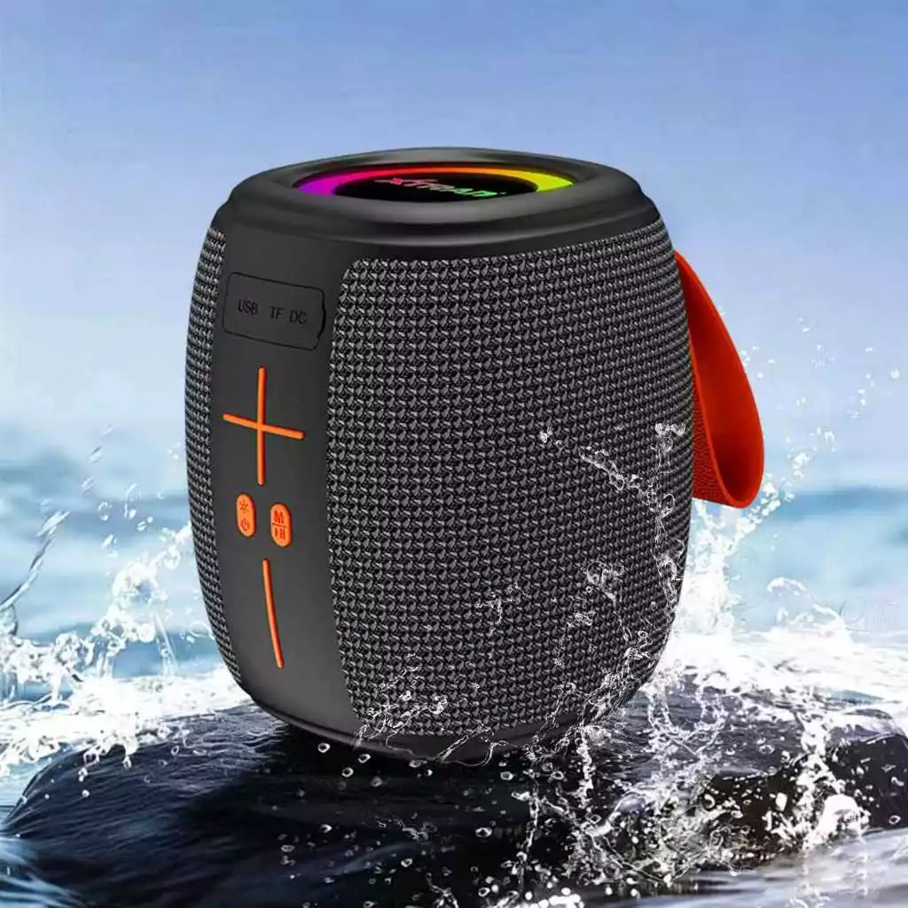 Caixa de Som Portátil Bluetooth 50W TWS LED/USB/SD/FM com Graves Potentes
