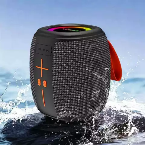 Caixa de Som Portátil Bluetooth 50W TWS LED/USB/SD/FM com Graves Potentes