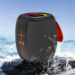 Caixa de Som Portátil Bluetooth 50W TWS LED/USB/SD/FM com Graves Potentes