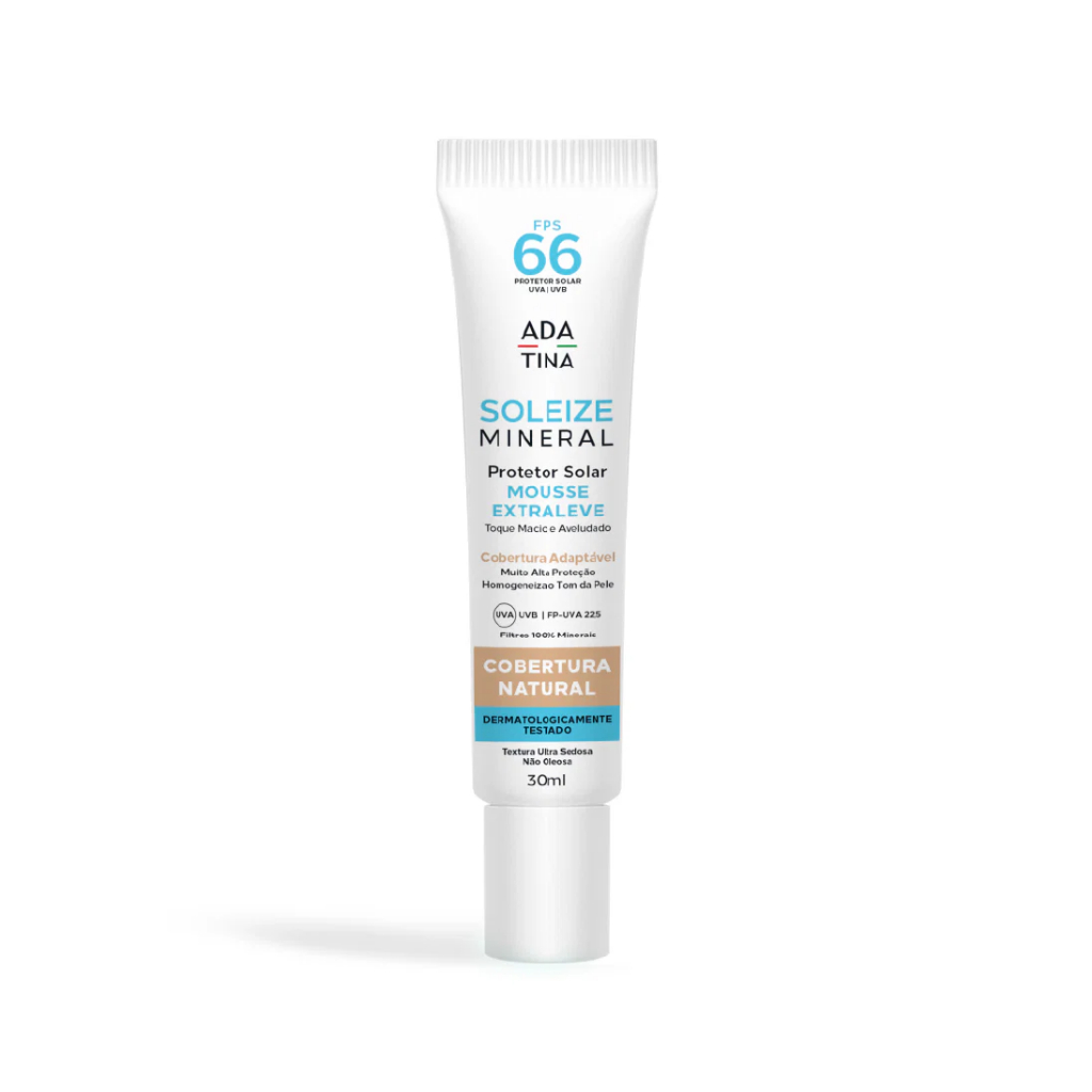 Ada Tina Soleize Mineral FPS 66 - Protetor Solar Mousse 30ml