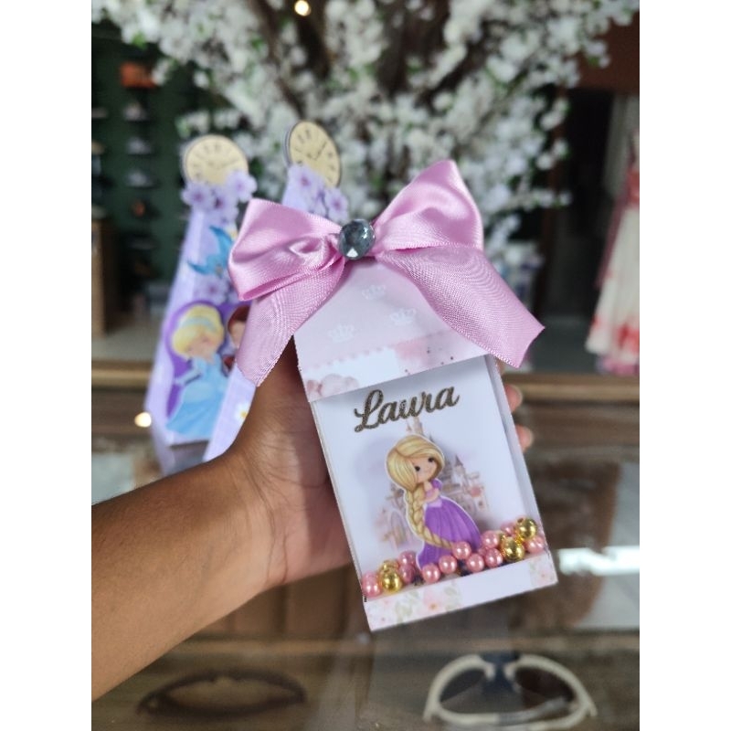 Caixa Milk Vitrine Personalizada Festa Infantil Luxo Lembrancinha Tema Livre Com Pérolas 3D