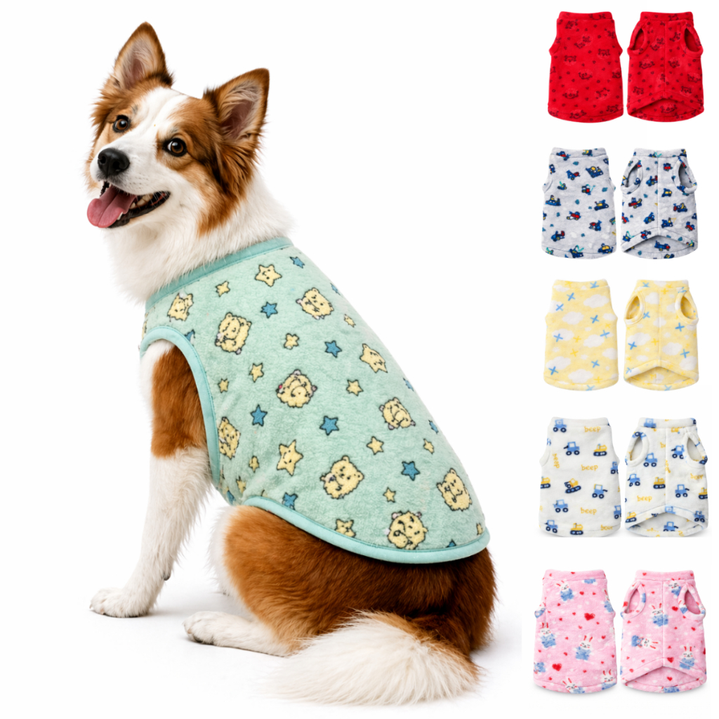 Roupa Suéter Roupinha Vestidinho Para Cachorros E Gatos Tecido Soft