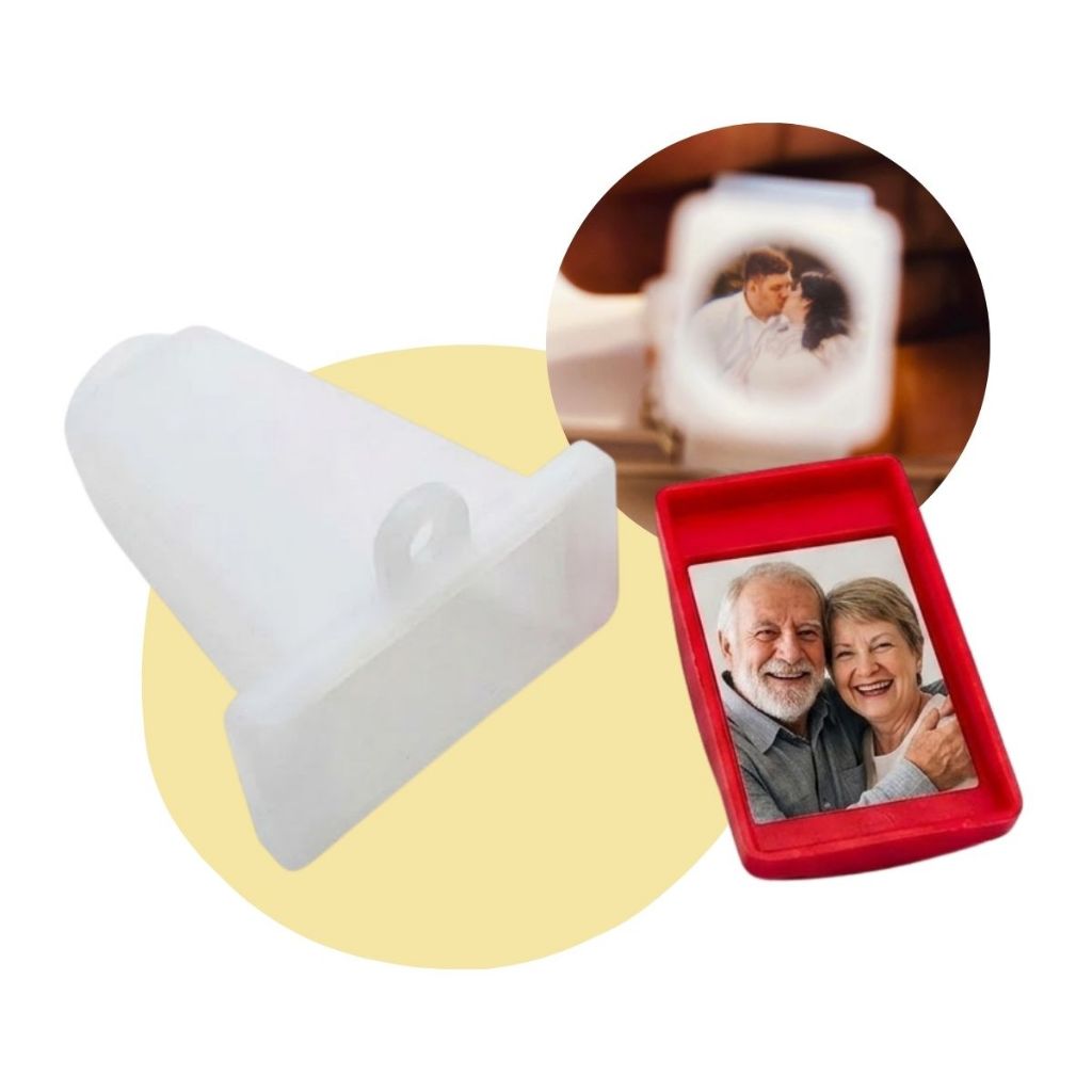 Monóculo Fotográfico Lembrancinha Vermelho (Sem Foto) - 01 unidade - Sonho Produto