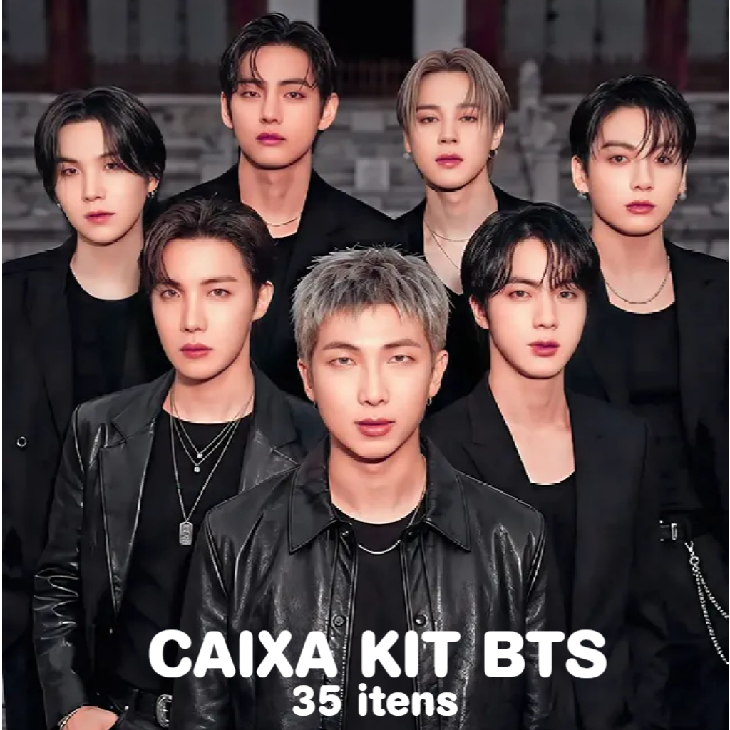 CAIXA KIT BTS - SEU UTT - BANGTAN KPOP -  35 ITENS - envie o nome para o certificado