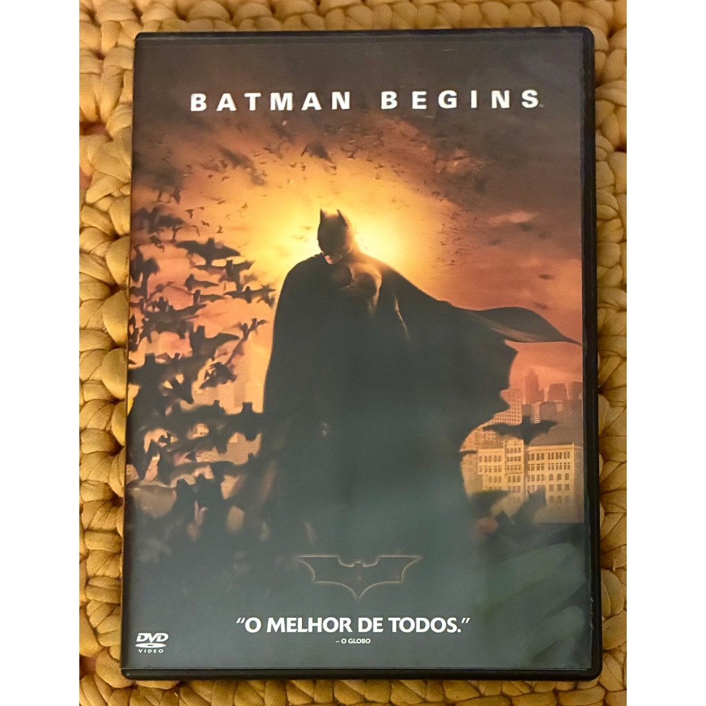 Dvd Batman Begins - Christopher Nolan - Christian Bale - Original - Dublado e legendado