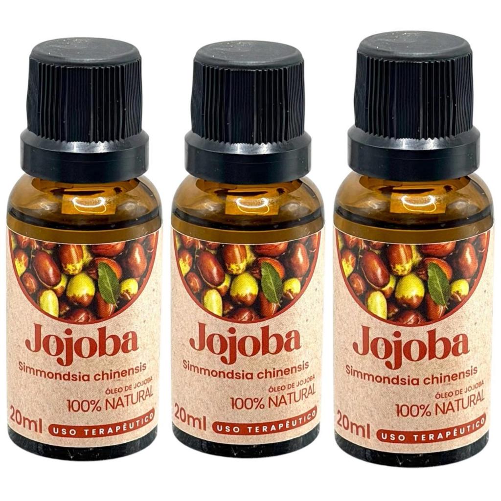 Óleo de Jojoba BioSencia 20ml Vegetal | Nutrição Capilar e Cuidado com o Couro Cabeludo 100% Natural