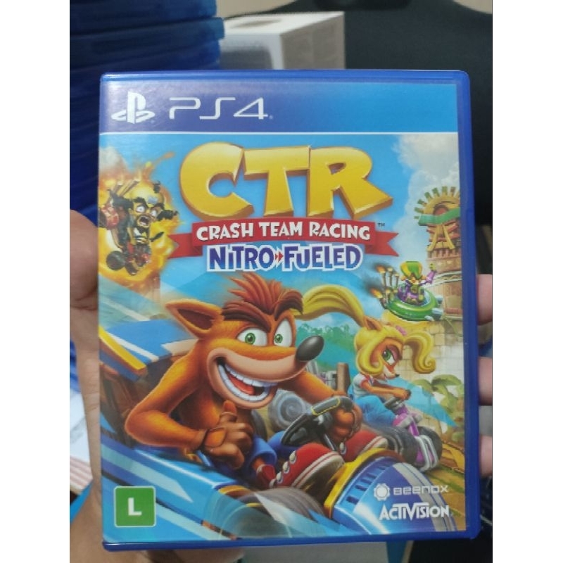 Crash Team Racing Nitro Fueled mídia física PS4