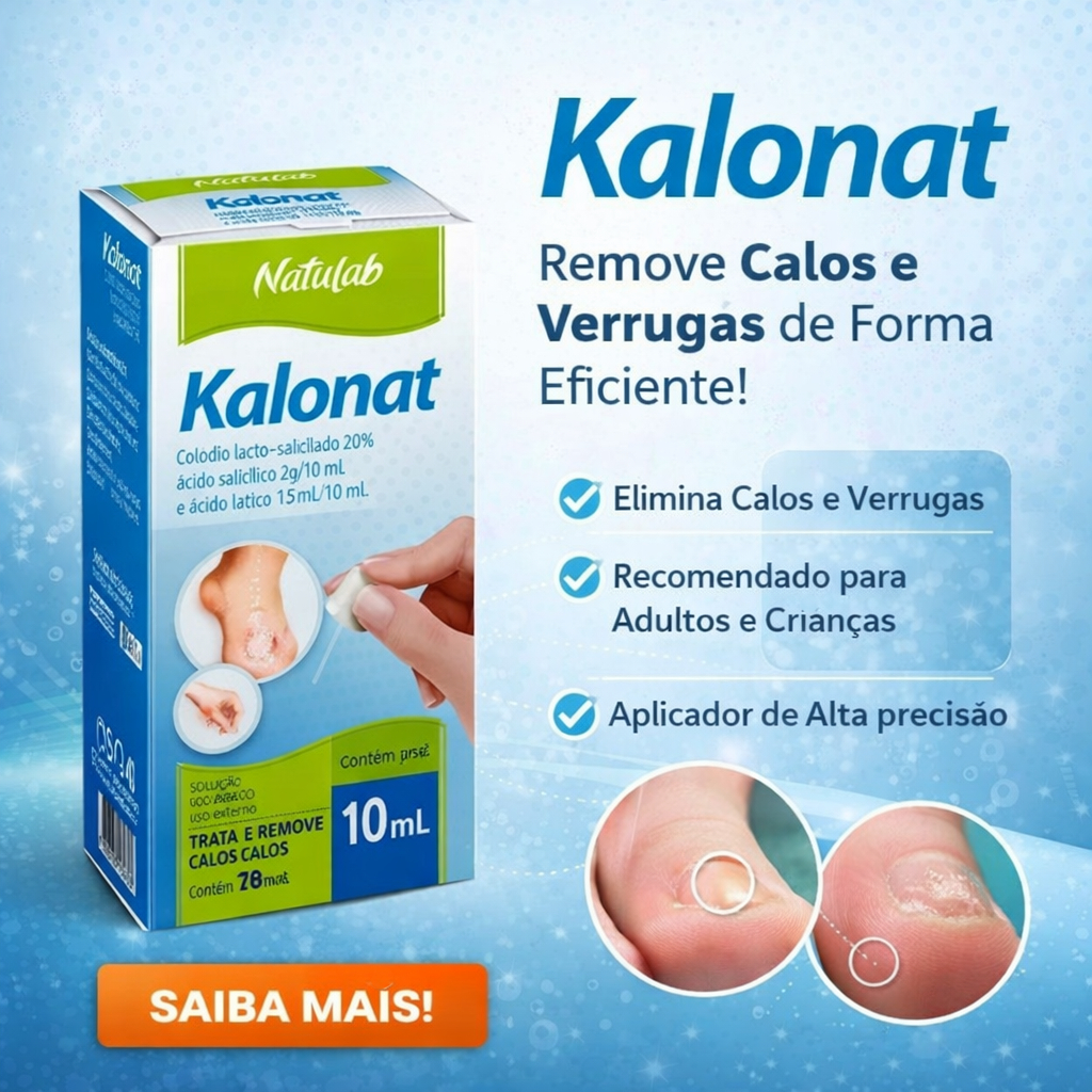 Kalonat Calos e Verrugas 10 ML Natulab