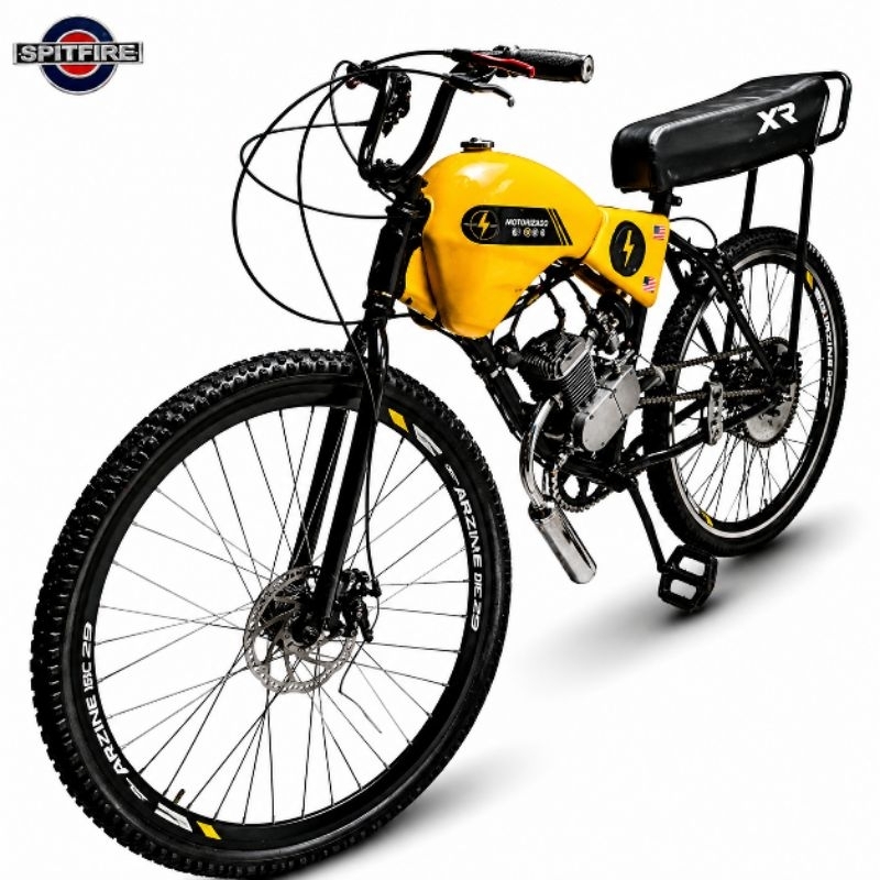 Bike Motorizada 80cc Spitfire  ARO 29 DIANTEIRO motor Moskito Caiçara (MONTADA e TESTADA)