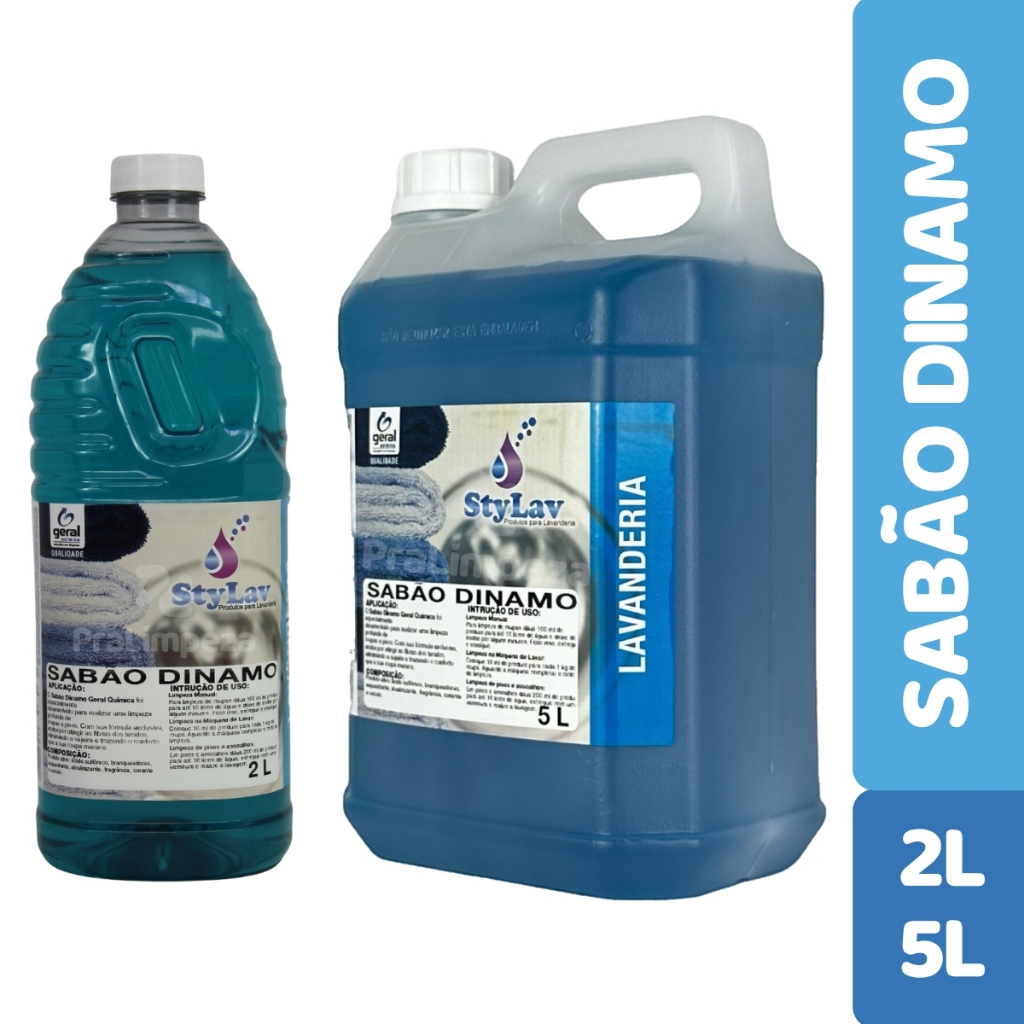 Sabão Dínamo Concentrado | Lava Roupas Liquido | Alto Rendimento e Limpeza Profunda