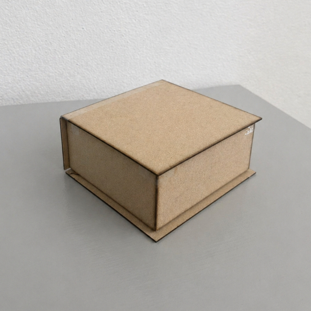 Kit 10 ou 50 Caixas Tampa de Livro 8x8x4 cm Holler Parana Cinza Cartonada Bem Casado Alice