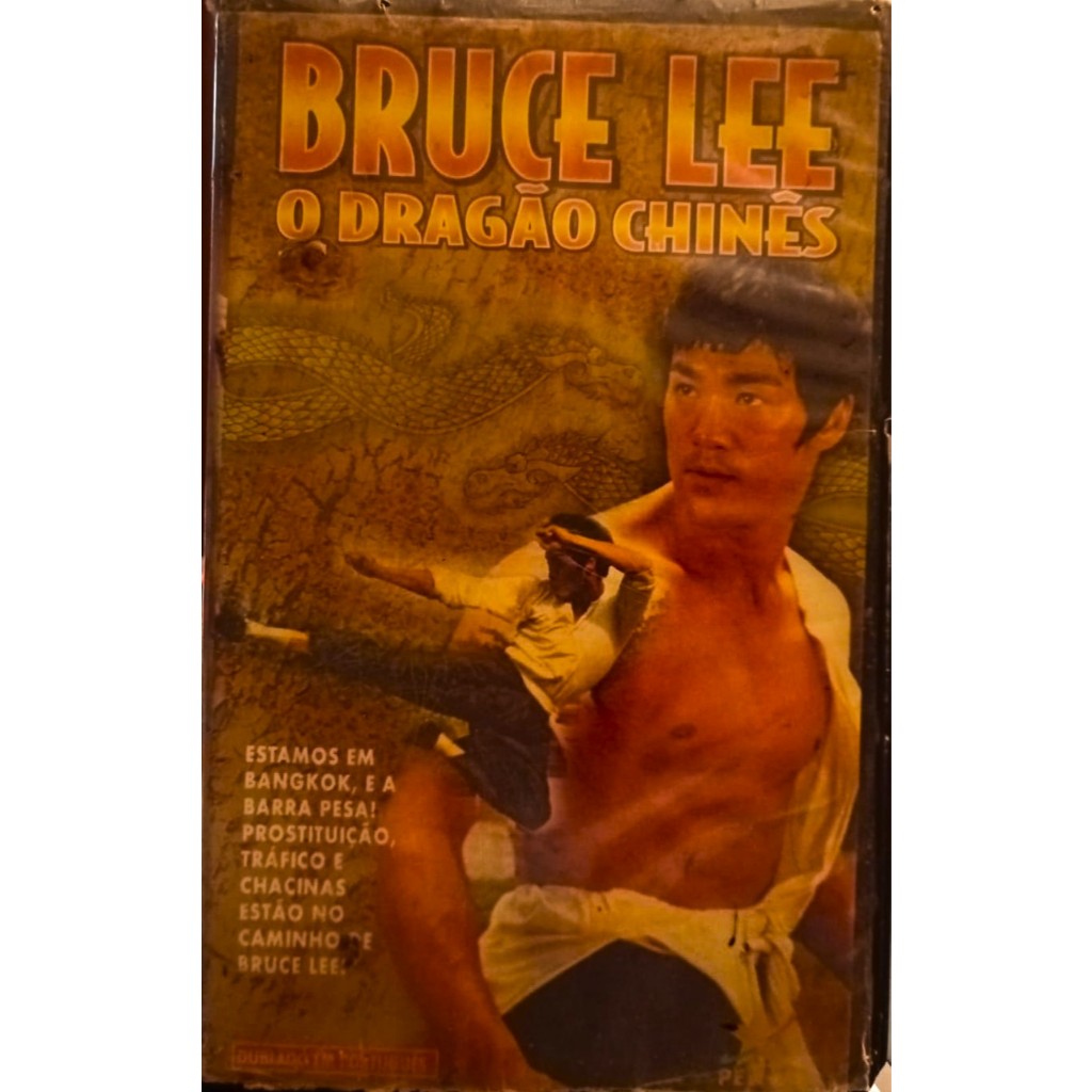 VHS/DVD BRUCE LEE O DRAGÃO CHINÊS (The Big Boss) Dublado/Bruce Lee, James Tien, Nora Miao, Maria Yi.