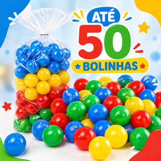 Bolinhas Piscina de Criança PROMOÇÃO Bolinhas 76mm até 50 Unidades
