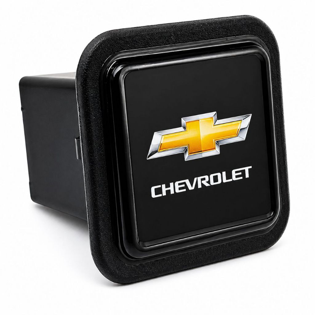 Tampão Para Ponteira Removível Personalizado Chevrolet Encaixe 5x5 Tampa Acabamento Tubo Reboque
