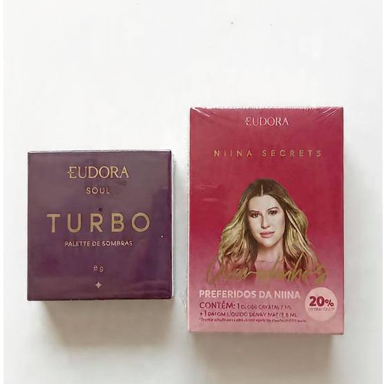 kit Sombra Soul Turbo e Queridinhos Niina Secrets. Eudora