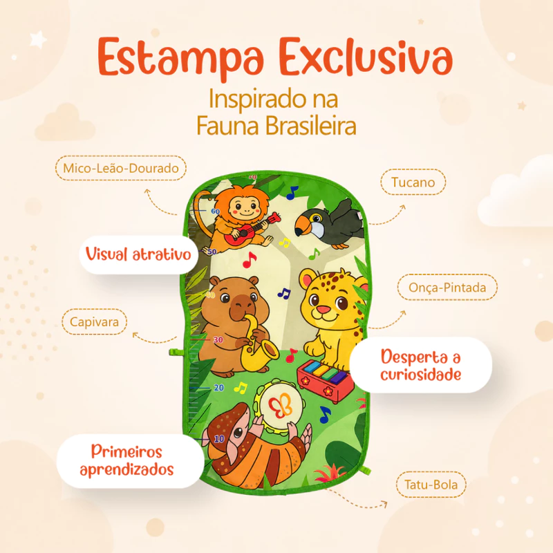 Tapete de Atividades para Bebê ColorBaby Musical — foto 3