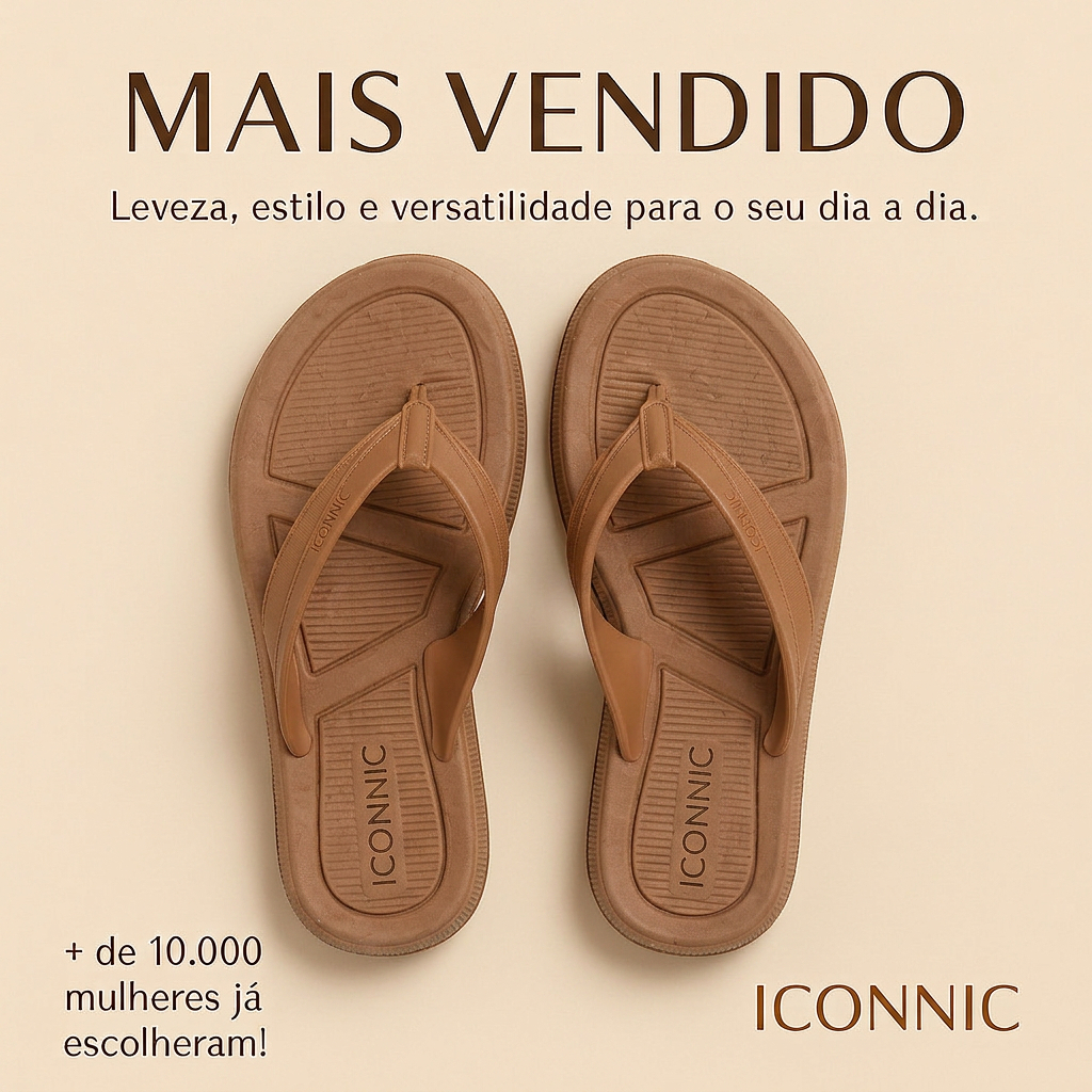 Chinelo Feminino Ortopédico Casual Anatômico Macio Confortável Antiderrapante Moderno