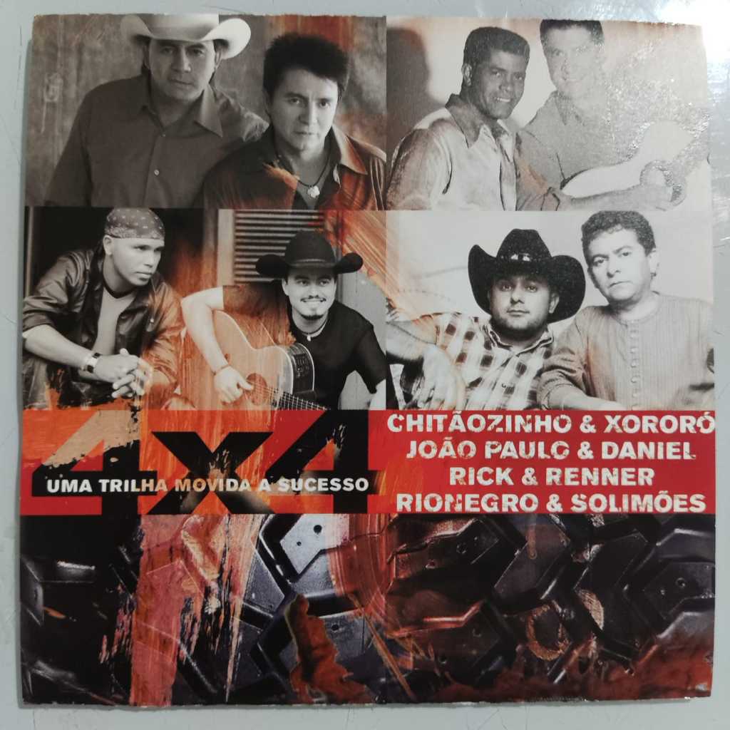 CD 4X4 UMA TRILHA MOVIDA A SUCESSO - Chitãozinho e Xororó, João Paulo e Daniel, Rick e Renner e Rionegro e Solimões