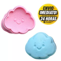 Modelador Ejetor Nuvem para Brigadeiro, Doce, Docinhos, Confeitaria, Céu - 2 Peças