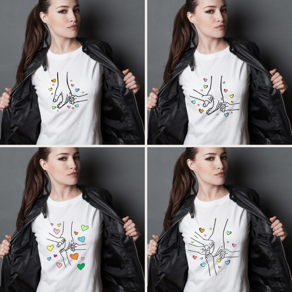 Camiseta Mãe Personalizada de 1,2,3 e 4 Filhos Babylook  100% Algodão Presente Criativo Dia das Mães