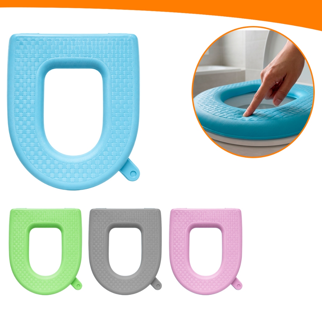 Capa Assento Vaso Sanitário Universal Acolchoado 38x42 Confortável  Macio Impermeável Diversas Cores