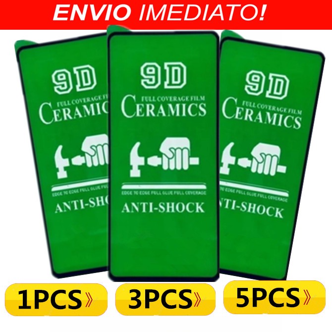 Película 9D 3D Gel Hidrogel Cerâmica Samsung S8 S9 S10 S20 S21 S22 M22 M31 M42 NOTE 20 Modelos FE PLUS ULTRA LITE