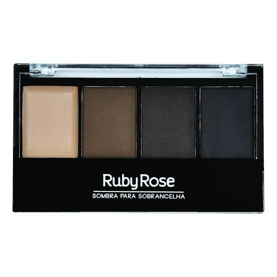 Paleta de Sobrancelha Ruby Rose Trio + Primer Original Preenchimento Perfeito Maquiagem Atacado Prom