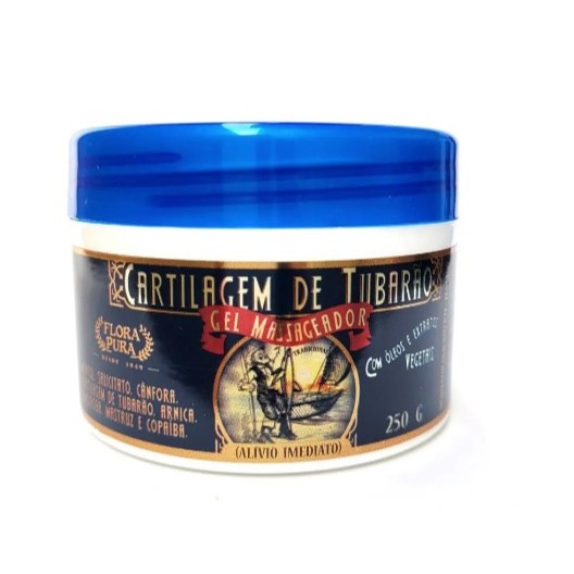 Flora Pura - Gel Massageador Cartilagem de Tubarão | Flora Pura 250g