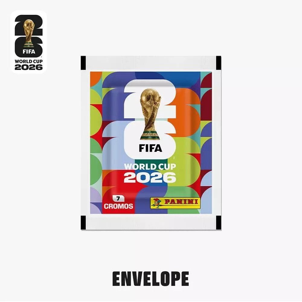 COPA DO MUNDO OFICIAL 2026 - ENVELOPE COM 7 FIGURINHAS