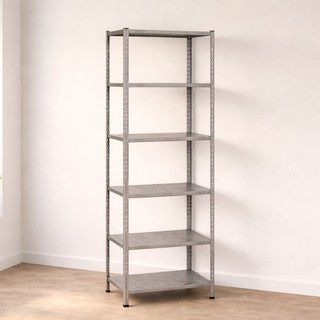Estante Prateleira De Aço 60cm 6 Bandejas Galvanizada