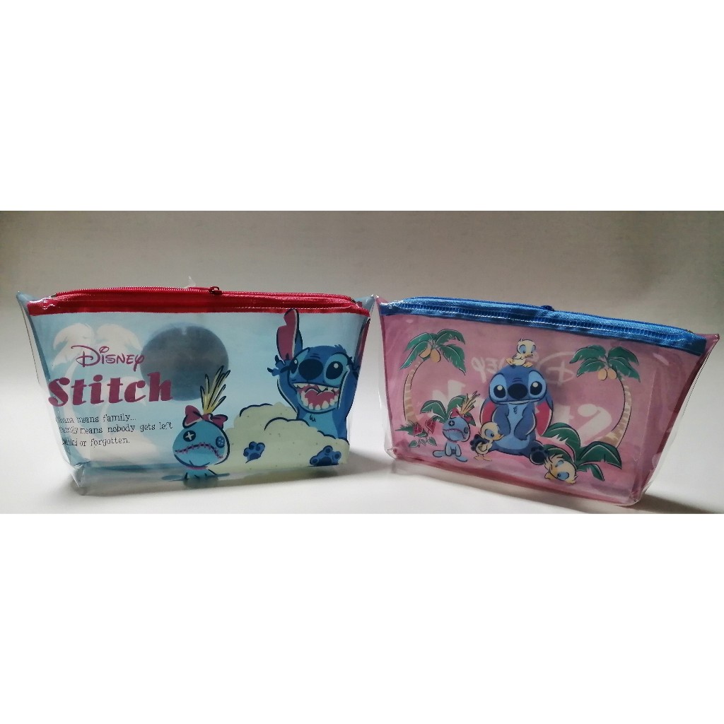NECESSAIRE DE VINIL DO STITCH ADULTO INFANTIL Estilo Barco 20 X 12 X 5 - Disney Importado