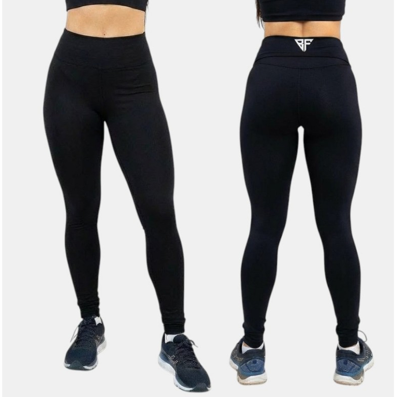 Calça Legging Feminina Cintura Alta Poliamida Academia Fitness Treino Modeladora