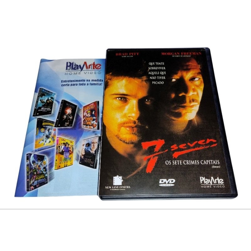 DVD 7 Seven - Os Sete Crimes Capitais (Brad Pitt/Morgan Freeman)