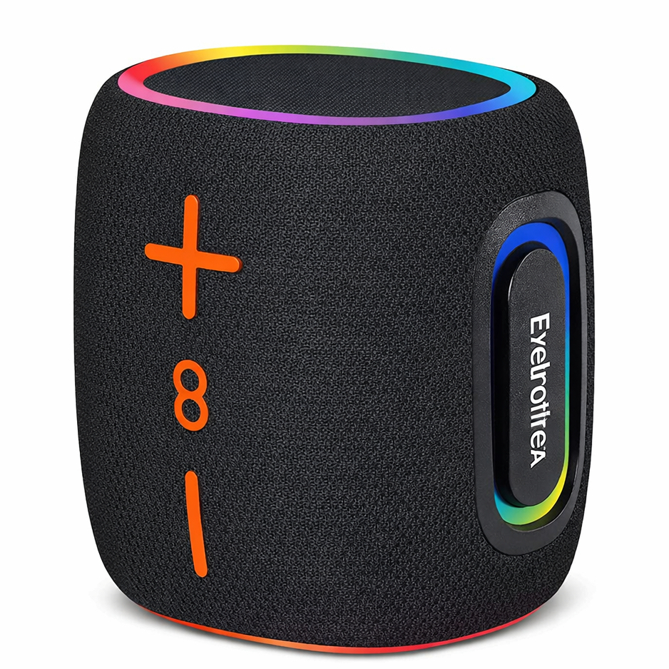 Caixa de Som Bluetooth Portátil RGB 40W à Prova d’Água – Eletromex EL-1102 B