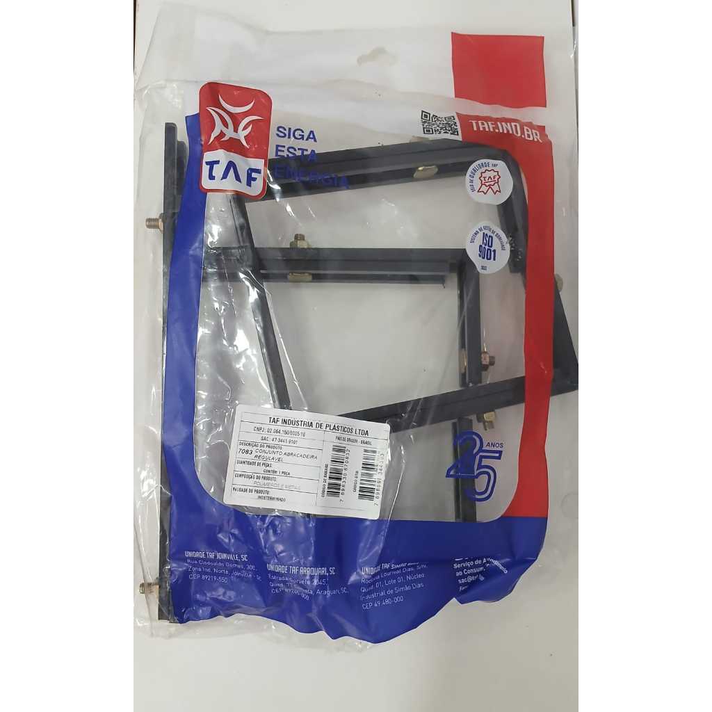 Kit Abraçadeira para Poste Policarbonato TAF (Padrão Copel)