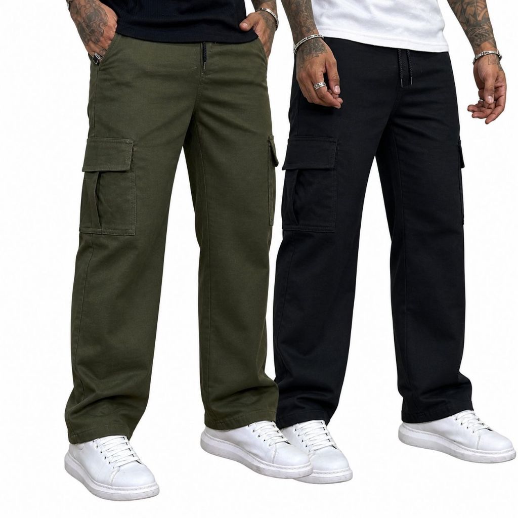 Jogger Kit Calças Masculina Tecido Macio Tendência Gstar