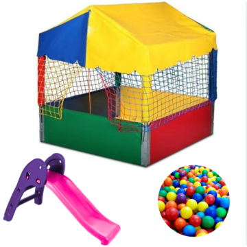 Diversão Garantida com Kit Piscina 1x1 + Escorregador Baby + 300 Bolinhas