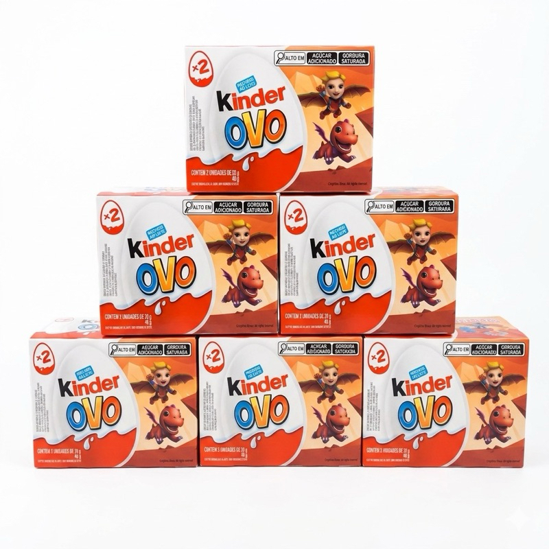 Kit Kinder Ovo Mundo dos Dragões | Caixas Lacradas com Surpresa