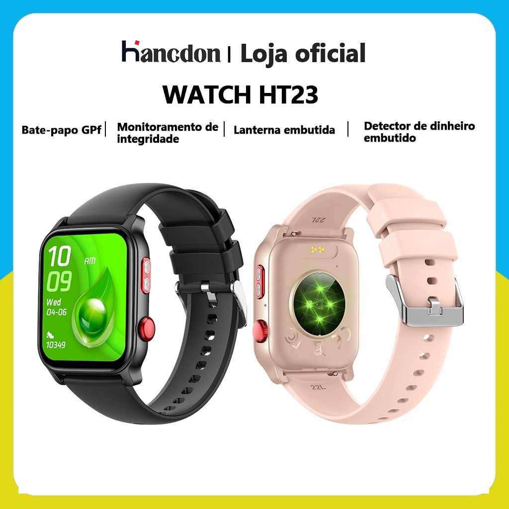 [Bisa chatgpt] Hancdon HT23 relogiointeligente Relogio de 1,83 polegadaDisplay Al Voice Monitoring Sports Modo
