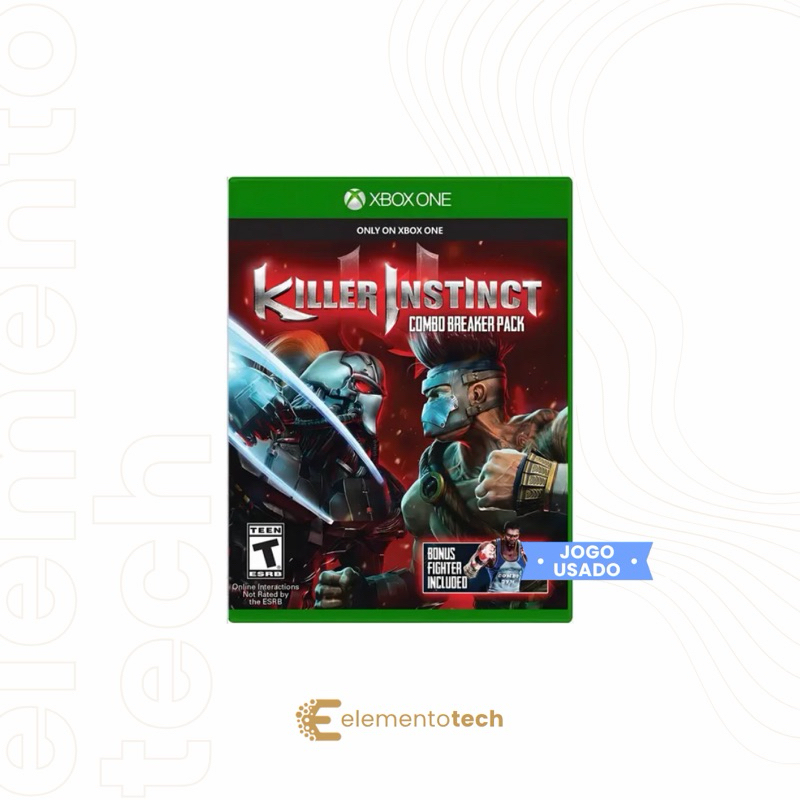 Killer Instinct Xbox One Mídia Física Seminovo | Original | Ótimo Estado | Envio Rápido