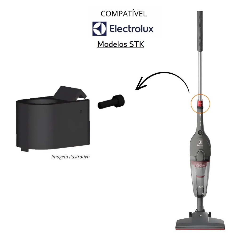 Conector Pegador Electrolux STK15 Reforçado Encaixe Perfeito STK12 STK13 STK14 STK16 e STK17