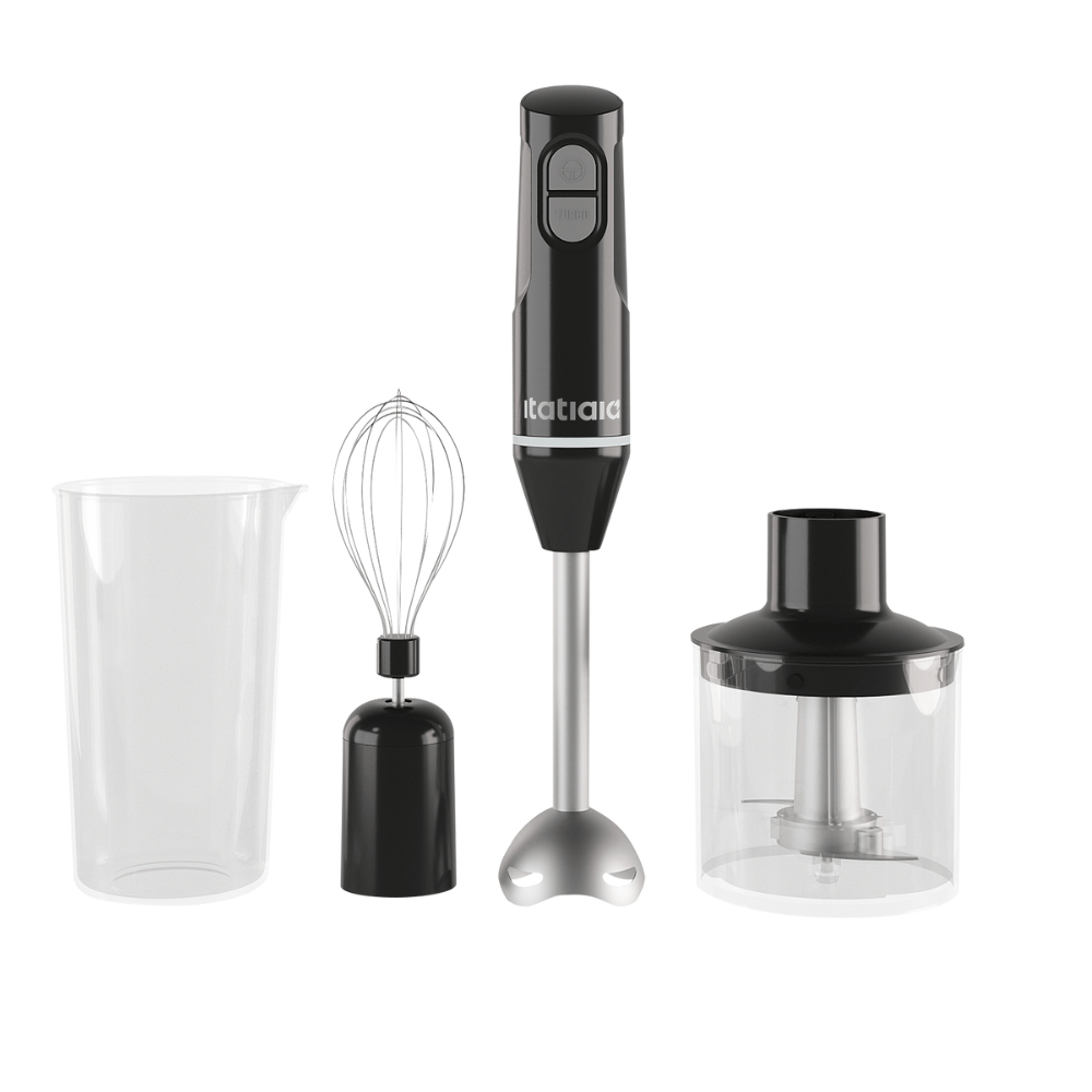 Mixer Itatiaia 3 em 1 - 127V - 200W com Mini Processador e Batedor (Fouet)